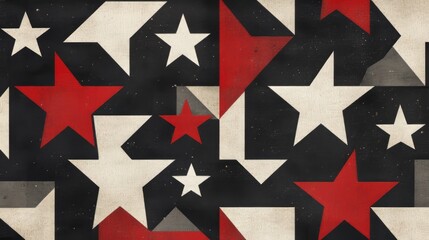 Fototapeta premium Abstract Geometric Star Pattern Design Background