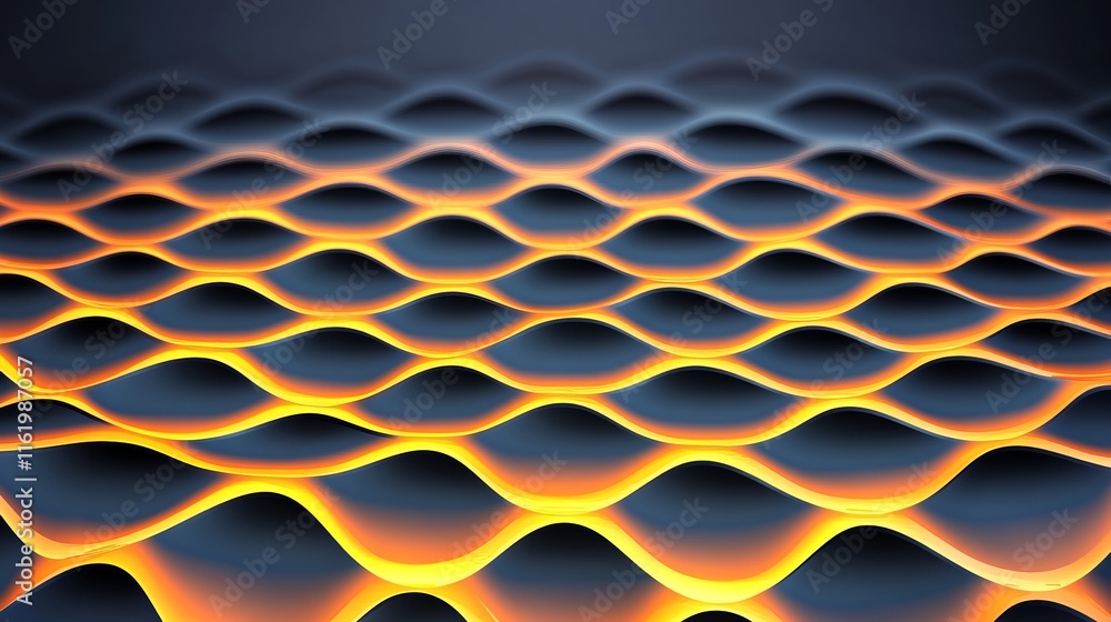Aufkleber abstract glowing wave pattern texture design