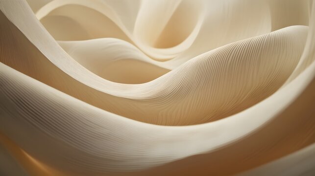 Smooth curved lines winding together in an effortless flow creating a peaceful visual motion