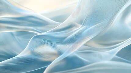 Fluid movement of gently bending curved lines blending together in an elegant flowing pattern