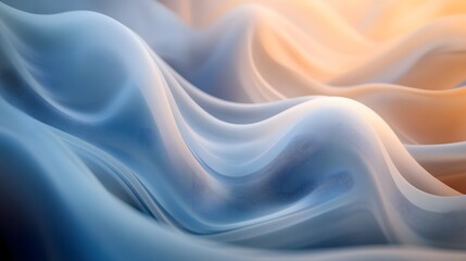 A seamless blend of curved lines flowing together in smooth continuous motion creating harmony