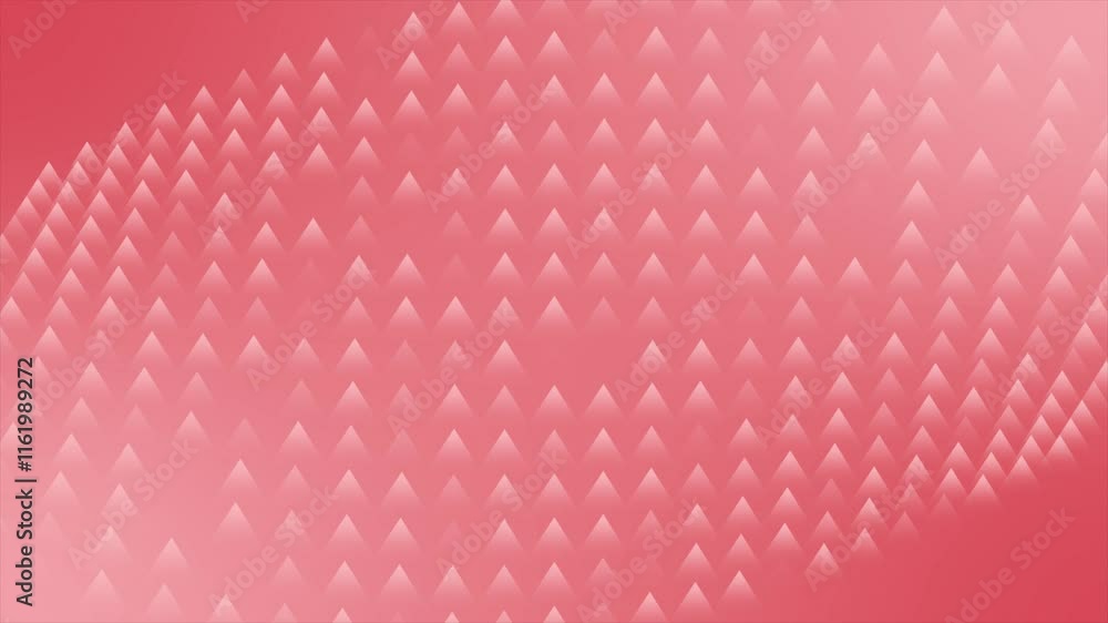 Aufkleber red color appearing and disappearing arrow shapes modern design loop able geometrical background