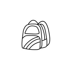 doodle line backpack