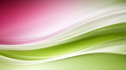 Obraz premium Abstract Green Pink Wave Background Design (1)