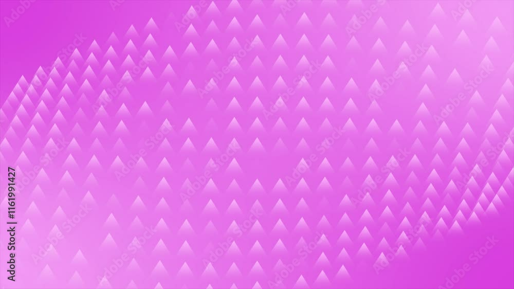Poster pink color appearing and disappearing arrow shapes modern design loop able geometrical background