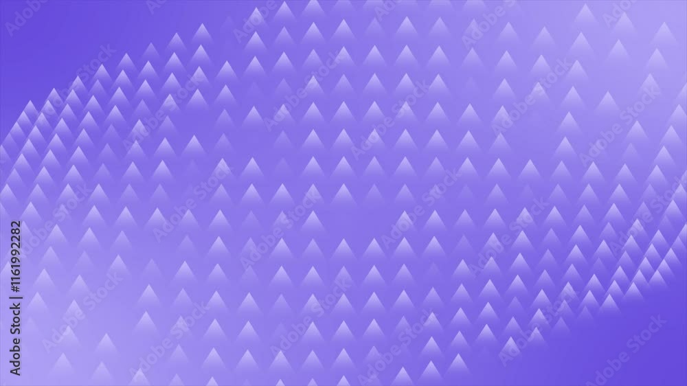 Poster blue color appearing and disappearing arrow shapes modern design loop able geometrical background