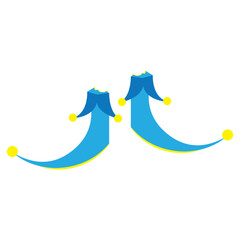 clown shoes logo symbol icon