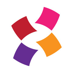 colorful pages flying in the air