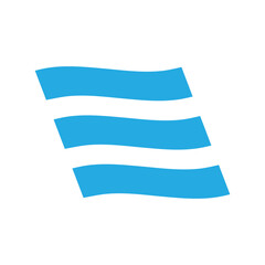 wind flow logo symbol icon