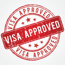 Visa approved Official Stamp Design