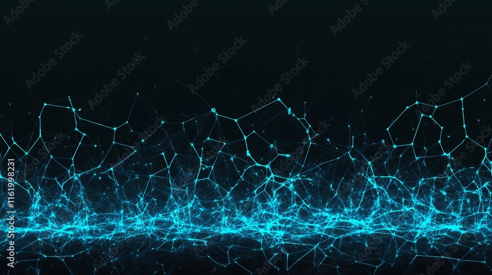 Aufkleber abstract network data visualization design (3)