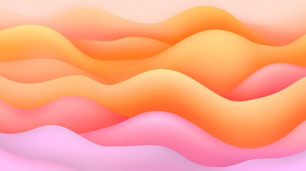 Fototapeta premium Abstract Pastel Wave Background Design