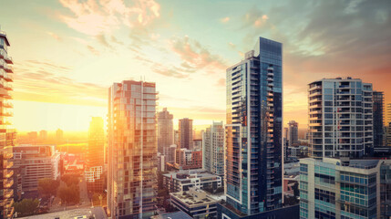 Obraz premium Customizable real estate banner layout, suitable for versatile marketing needs