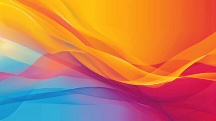 Fototapeta premium Dynamic abstract banner visuals, vibrant colors, appealing for digital audiences