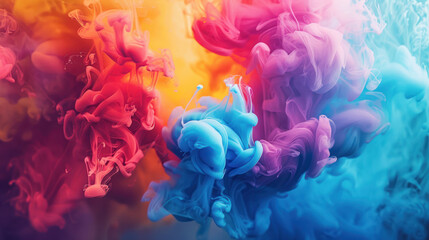 Obraz premium Dynamic banner layout visuals, vibrant colors, appealing for digital audiences