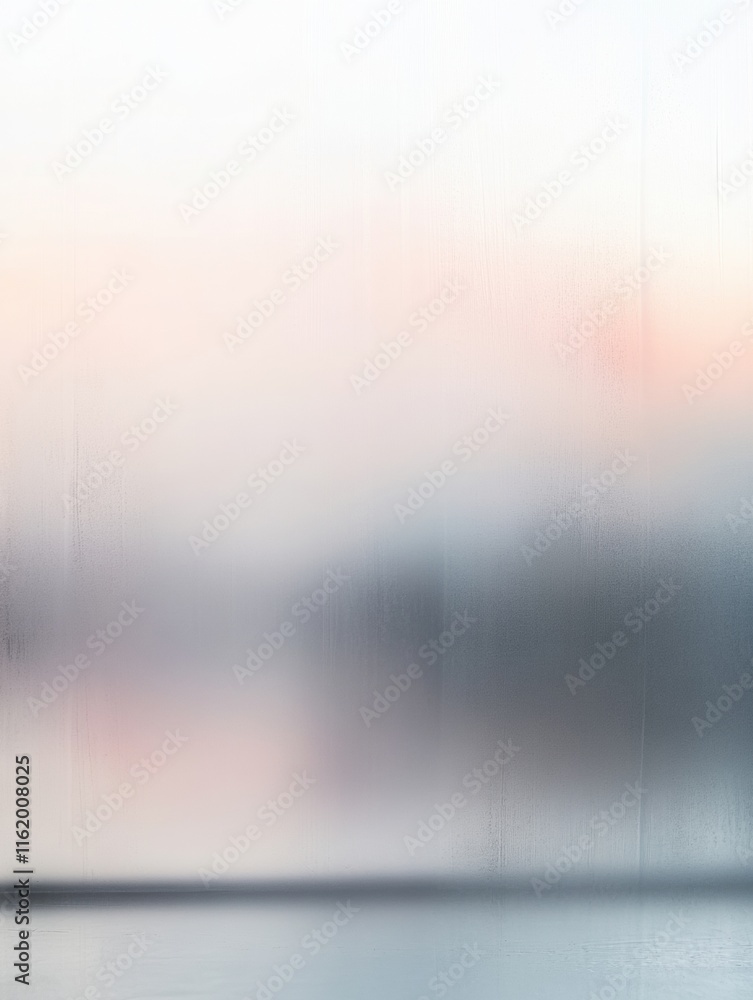 Leinwandbilder Emotional reflections in a blurred mirror with space for expression and thought. Generative AI