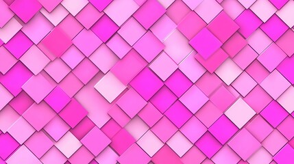 Obraz premium Abstract Pink Square Geometric Pattern Background