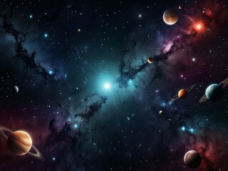 Fototapeta premium planet in space