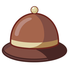 Beanie Hat Icon with Pom-Pom