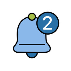 Notification Bell Icon with Badge