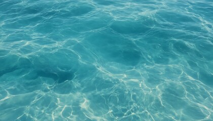 Close-up of gentle ocean water in aquamarine