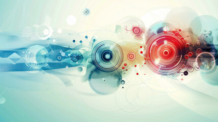 Fototapeta premium Elegant website banner concept, minimalistic style, perfect for professional campaigns
