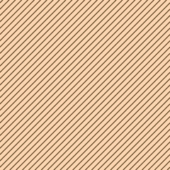  simple dark brown colour daigonal line pattern on peach colour background.