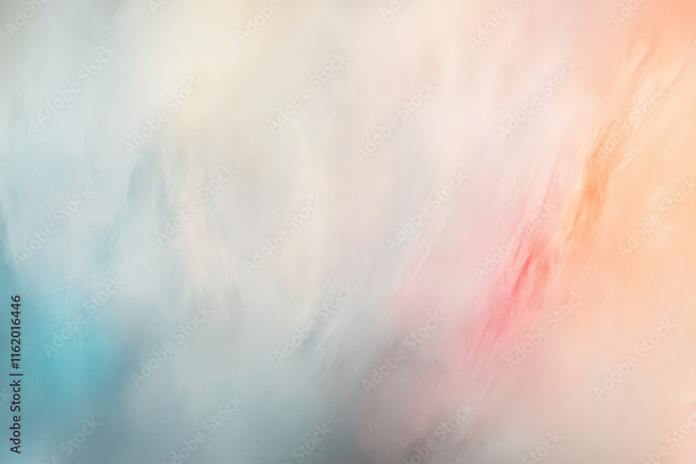 Fototapete Vague reflections of human feelings in a blurred mirror with a place for text. Generative AI