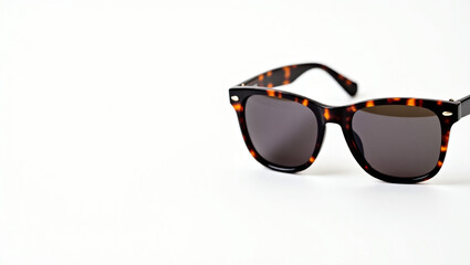 Stylish Tortoiseshell Sunglasses with Sleek Reflective Lenses