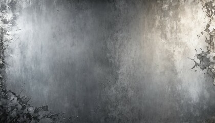 Distressed silver metallic background with subtle tarnish
