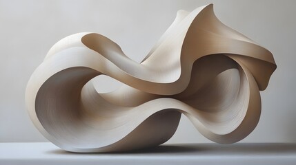 Soft curves blending into rigid geometric forms creating a balance between fluidity and precision
