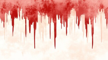 Abstract Red Dripping Paint Watercolor Texture Background