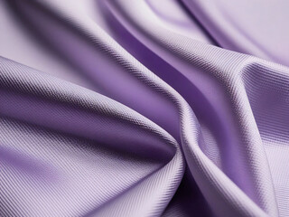 Naklejka premium The purple silk fabric has a delicate, flowing texture.