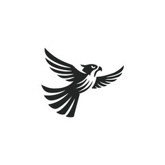 Flying falcon logo