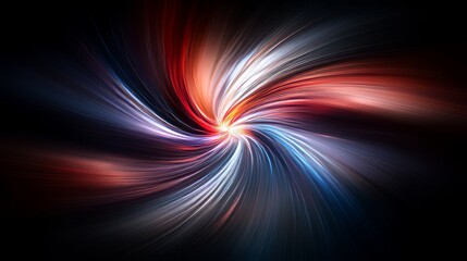 Obraz premium Abstract Swirling Light Vortex Energy Burst