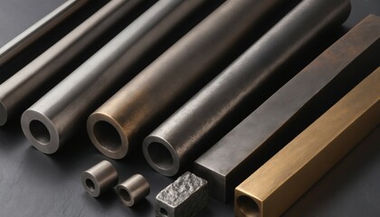 High-contrast alloy metals with oxidized and polished finishes