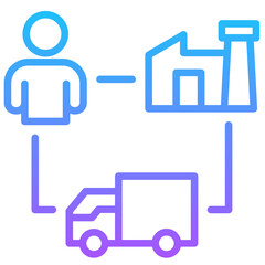 Supply Chain Icon