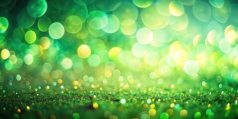 Fototapeta premium Abstract green, out-of-focus, ethereal backdrop.