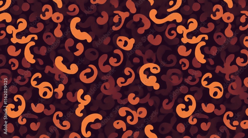 Poster abstract swirls seamless pattern design texture