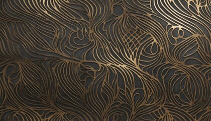 Oxidized brass and nickel patterns with organic gradients