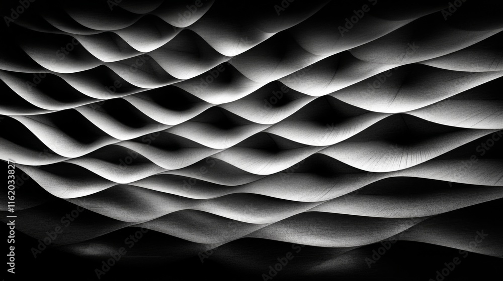 Poster abstract wave pattern architectural design texture