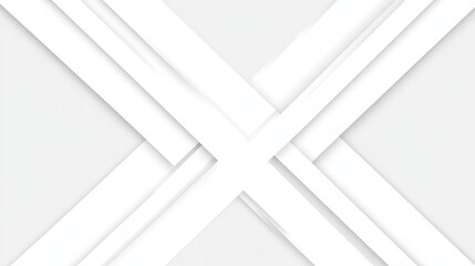 Abstract White Geometric Lines Background Design