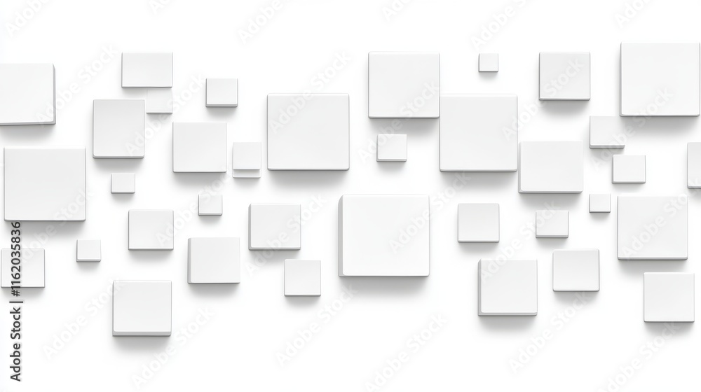 Poster abstract white square background design texture