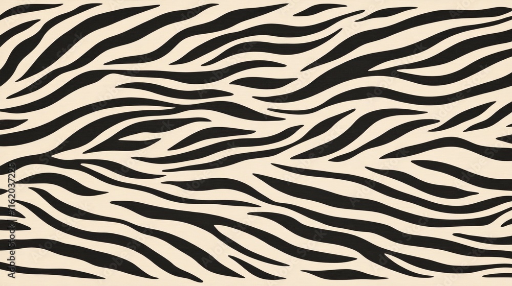 Poster Abstract Zebra Stripes Pattern Background Design