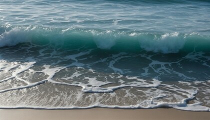 Fototapeta premium Shimmering ocean water with subtle wave crests