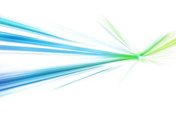 abstract background with blue and green lines converging in the center. creating a burst of light