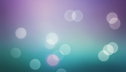 Soft violet and teal bokeh overlay