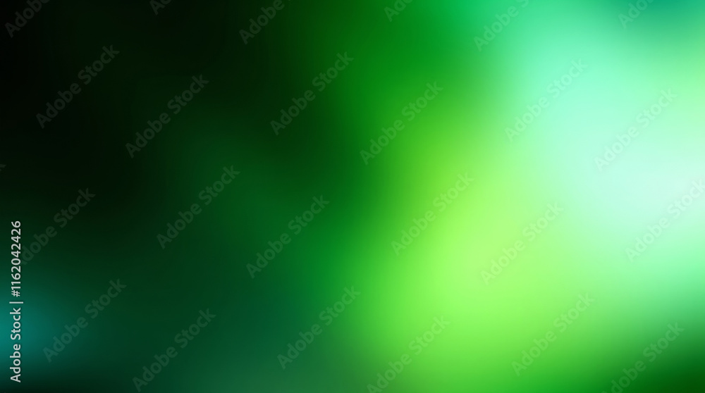Fototapete Green and black gradient background creating a moody atmosphere