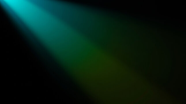 Light beam creating a diagonal volumetric light effect on a black background