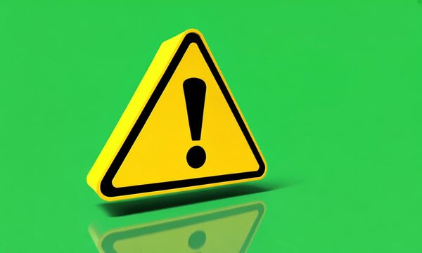 Warning Sign, green screen backgrounds